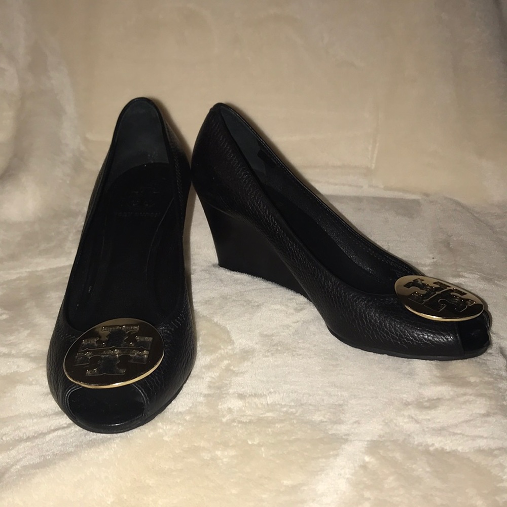 Tory Burch Wedge Peep Toe
